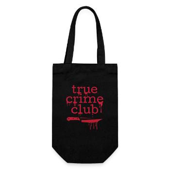 True Crime Club - Geschenkbeutel für Flaschen - Schwarz - Vorne