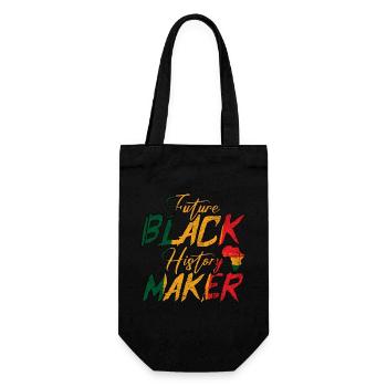 Mois de l’histoire des Noirs pour les futurs artisans de l’histoire des Noirs - Sac à bouteille - noir - Devant