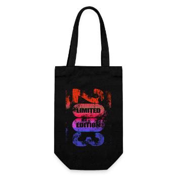 Limited Edition 2003 - Birthday - Vintage - Gift Bag for Bottles - black - Front