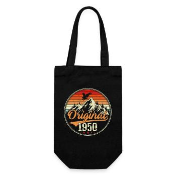 Original 1950 - Geschenkbeutel für Flaschen - Schwarz - Vorne
