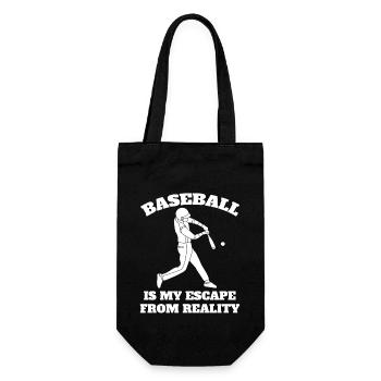 Baseballer Baseball Baseballspieler Baseballteam - Geschenkbeutel für Flaschen - Schwarz - Vorne