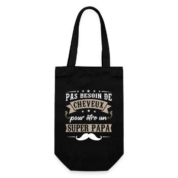 Super Papa | Fête Des Pères | Père | Papa - Sac à bouteille - noir - Devant