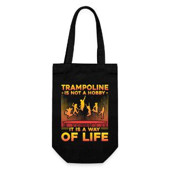 Le trampoline n’est pas un loisir, c’est un mode de vie - Sac à bouteille - noir - Devant