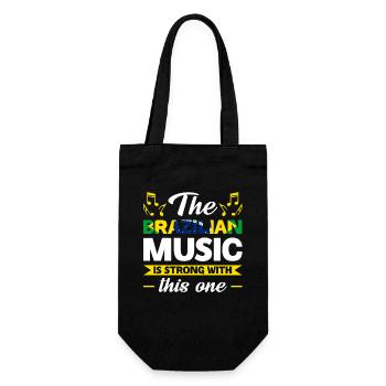 The Brazilian music Is Strong With This One - Gift Bag for Bottles - black - Front
