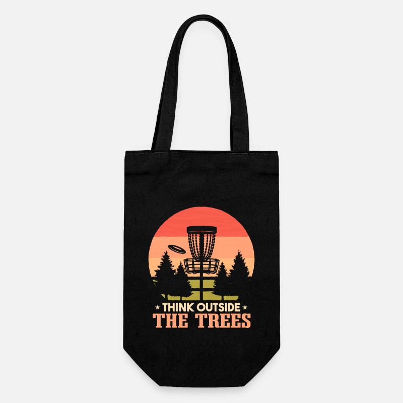 Frisbee Golf Player - Gift Bag for Bottles - black