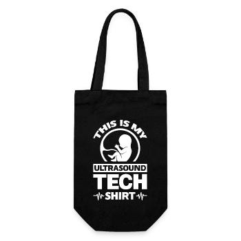 This Is My Ultrasound Tech Shirt - Gift Bag for Bottles - black - Front
