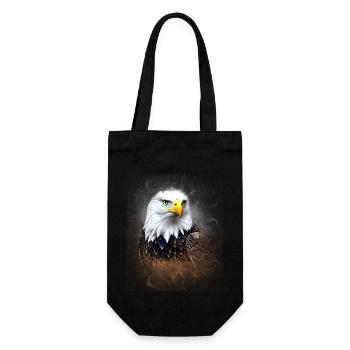 Adler Splash Art - Geschenkbeutel für Flaschen - Schwarz - Vorne