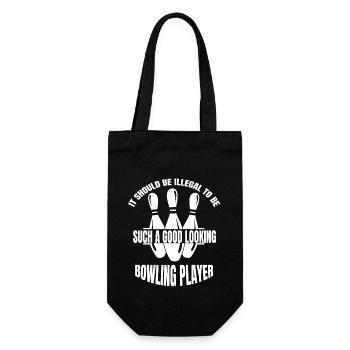 Bowling club Bowling Bowling Bowling club - Gift Bag for Bottles - black - Front