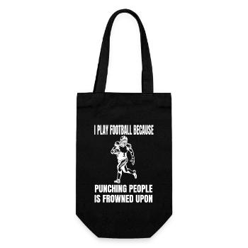Entraîneur de football Joueur de football américain - Sac à bouteille - noir - Devant