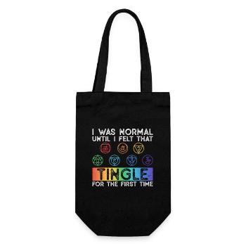 Reiki Praktizierende Und Ganzheitliches Reiki - Geschenkbeutel für Flaschen - Schwarz - Vorne
