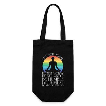 Reiki Praktizierende Und Ganzheitliches Reiki - Geschenkbeutel für Flaschen - Schwarz - Vorne