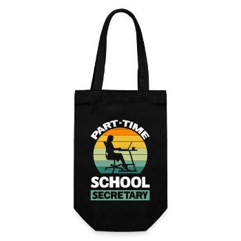 Secrétaire d’école à temps partiel - Sac à bouteille - noir - Devant
