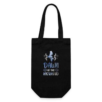 Dawn of the Mermaid - Gift Bag for Bottles - black - Front