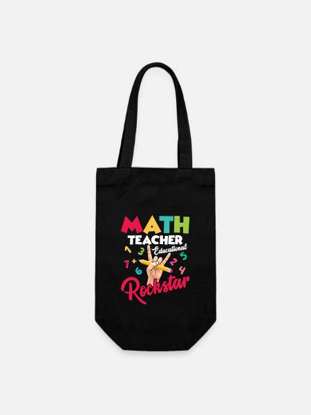 Math Teacher Summer Edition Education School - Sac à bouteille - noir