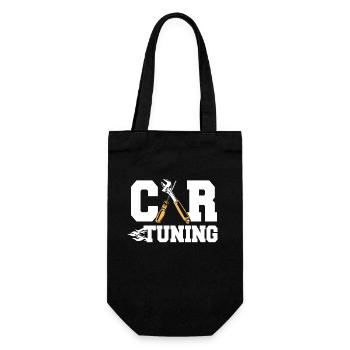 Car tuning outfit - Gift Bag for Bottles - black - Front