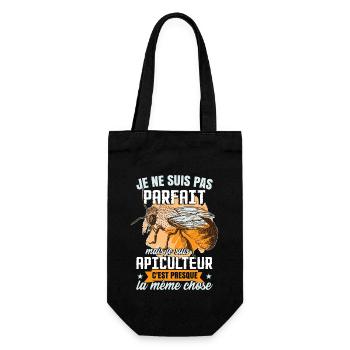 Apiculteur Abeilles Apiculture - Sac à bouteille - noir - Devant