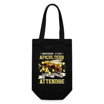 Je Suis Apiculteur - Sac à bouteille - noir - Devant