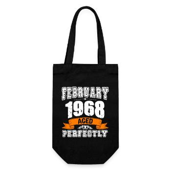 Cadeau d'anniversaire vintage de janvier 1968 - Sac à bouteille - noir - Devant