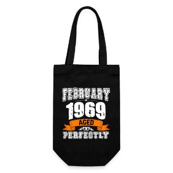 Cadeau d'anniversaire vintage de janvier 1969 - Sac à bouteille - noir - Devant