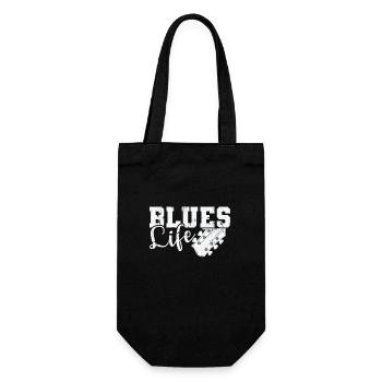 Blues Life Music Trompette Chicago Blues - Sac à bouteille - noir - Devant