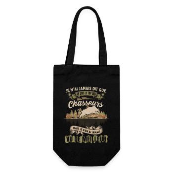 Je Suis Le Top Des Chasseurs - Sac à bouteille - noir - Devant