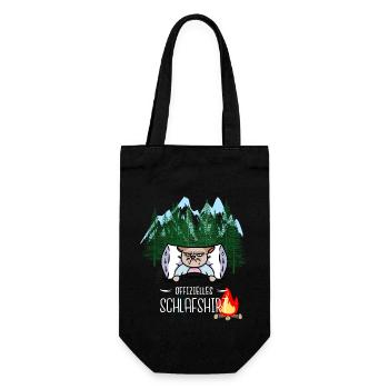 naturally sleep forest dwellers eco freak dream - Gift Bag for Bottles - black - Front
