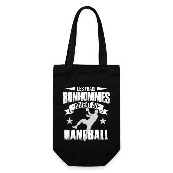 Hommes Jouent Au Handball - Sac à bouteille - noir - Devant