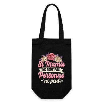 Mamou Mamie Grand-Mère Humour - Sac à bouteille - noir - Devant