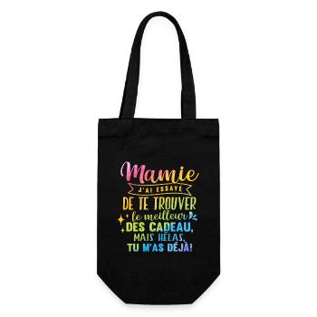 Mamie Cadeau - Sac à bouteille - noir - Devant