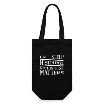 Eat Sleep Funny Histology A Histologic Technician - Gift Bag for Bottles - black - Front