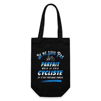 Cycliste, idée cadeau pour passionné vélo Cyclisme - Sac à bouteille - noir - Devant