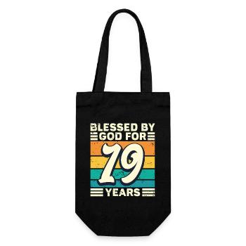 19 Geburtstag Geschenk Jahre Lustig Spruch - Geschenkbeutel für Flaschen - Schwarz - Vorne