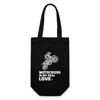 J’adore le motocross - Sac à bouteille - noir - Devant