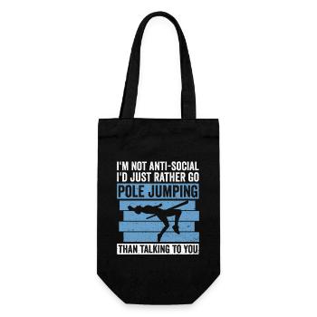 Stabhochspringer Stabhochspringen - Gift Bag for Bottles - black - Front