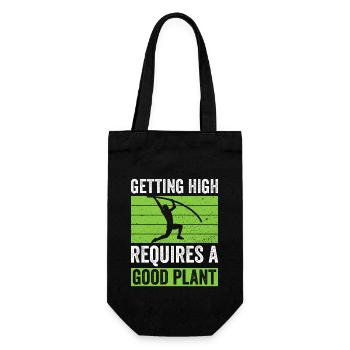 Stabhochspringer Stabhochsprung - Gift Bag for Bottles - black - Front