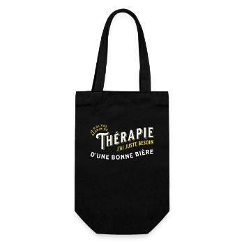 Apéro Idée Cadeau Citation Bière Alcool Apéritif - Sac à bouteille - noir - Devant