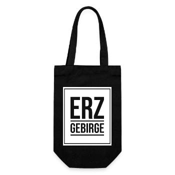 Erzgebirge Heimat - Geschenkbeutel für Flaschen - Schwarz - Vorne
