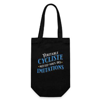 Cycliste, idée cadeau pour passionné vélo Cyclisme - Sac à bouteille - noir - Devant