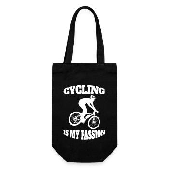 Cycling Cycling Cyclists Cyclists - Gift Bag for Bottles - black - Front