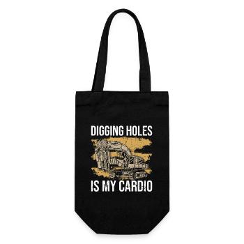 Baggerbagger Bagger Schwerer Equipmanet Opérateur - Sac à bouteille - noir - Devant