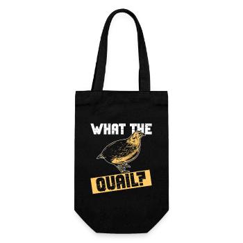 Wachteljäger Wachtelzüchter Wachtel Jäger Züchter - Gift Bag for Bottles - black - Front