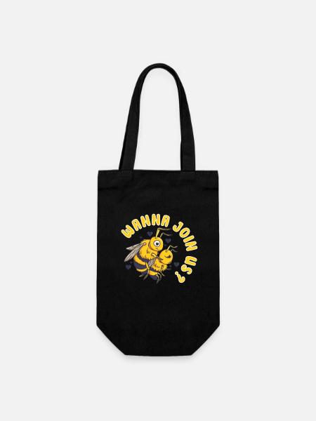 Honigbienen-imkerei Imker Honigbienen-bienenhaus - Geschenkbeutel für Flaschen - Schwarz