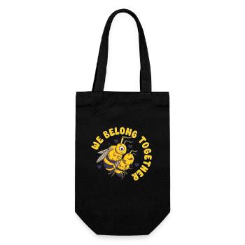 Honey beekeeping Beekeepers Honey bee apiary - Gift Bag for Bottles - black - Front