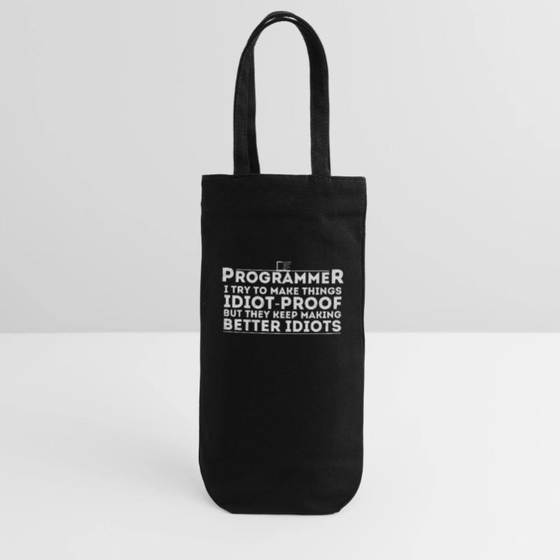 Drôle Programmeur Humour Codeur Informatique Programmation Sac à bouteille