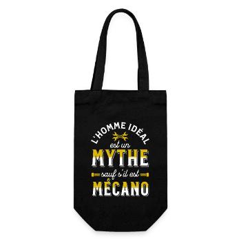 Mécanicien idée cadeau pour Garagiste mécanique - Sac à bouteille - noir - Devant