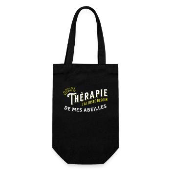 Apiculture, humour apiculteur cadeau anniversaire - Sac à bouteille - noir - Devant
