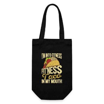 Je suis en Fitness Fit’ness Taco dans ma bouche - Sac à bouteille - noir - Devant