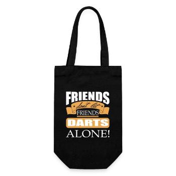 Les amis ne laissent pas les amis Darts Solo Joueur de fléchettes - Sac à bouteille - noir - Devant
