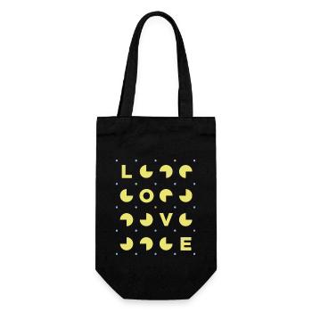 Amour Love Romantique Original Saint Valentin - Sac à bouteille - noir - Devant
