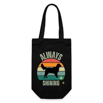 ALWAYS SHINING - Gift Bag for Bottles - black - Front